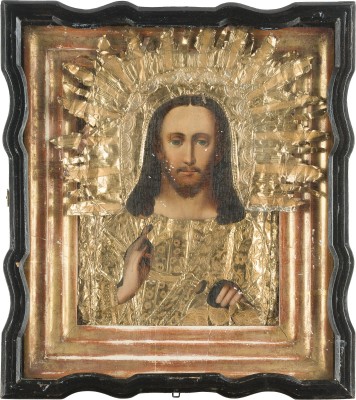Picture IKONE MIT CHRISTUS PANTOKRATOR IM KIOT