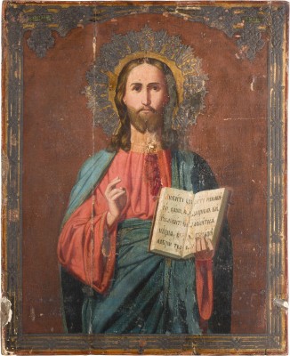 Bild GROSSFORMATIGE IKONE MIT CHRISTUS PANTOKRATOR