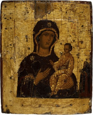 Picture SEHR FEINE IKONE MIT DER GOTTESMUTTER HODEGETRIA