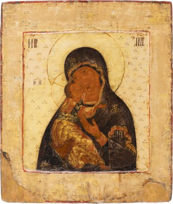 Bild IKONE MIT DER GOTTESMUTTER VON WLADIMIR (WLADIMIRSKAJA)