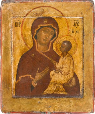 Bild IKONE MIT DER GOTTESMUTTER VON TICHWIN (TICHWINSKAJA)