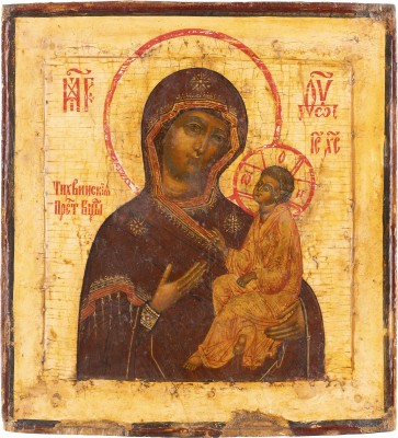Bild IKONE MIT DER GOTTESMUTTER VON TICHWIN (TICHWINSKAJA)