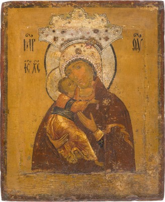 Picture SELTENE IKONE MIT DER GOTTESMUTTER VON WOLOKOLAMSK (WOLOKOLAMSKAJA)