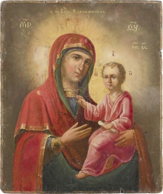 Bild IKONE MIT DER GOTTESMUTTER VON TICHWIN (TICHWINSKAJA)