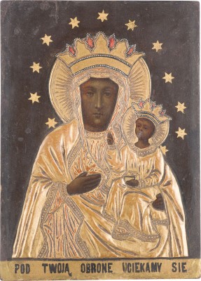 Auction 142<br>KLEINE IKONE MIT DER SCHWARZEN MADONNA