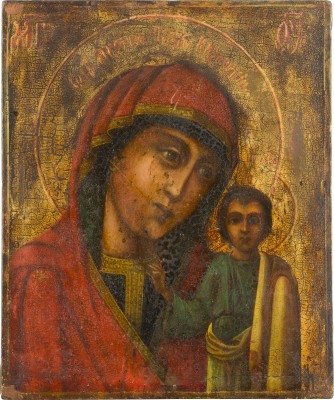 Picture IKONE MIT DER GOTTESMUTTER VON KASAN (KASANSKAJA)