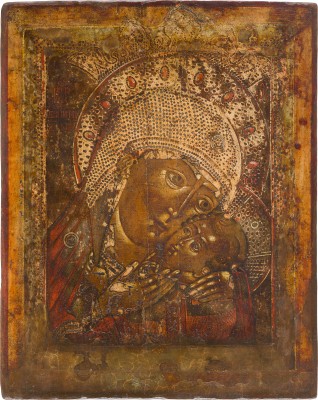 Auction 142<br>IKONE MIT DER GOTTESMUTTER VON KORSUN (KORSUNSKAJA)