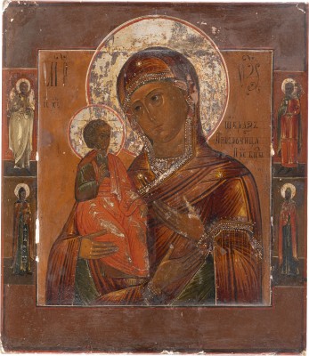Picture IKONE MIT DER DREIHÄNDIGEN GOTTESMUTTER (TRICHEIROUSA)