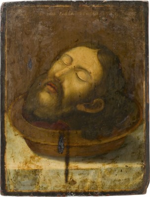 Picture IKONE MIT DEM HAUPT JOHANNES DES VORLÄUFERS
