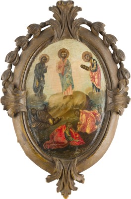 Picture IKONE MIT DER VERKLÄRUNG CHRISTI AUS EINER KIRCHEN-IKONOSTASE