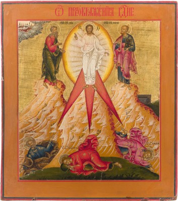 Picture FEINE IKONE MIT DER VERKLÄRUNG CHRISTI AUF DEM BERG TABOR