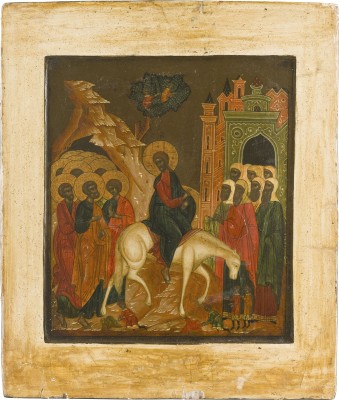 Picture IKONE MIT DEM EINZUG CHRISTI NACH JERUSALEM