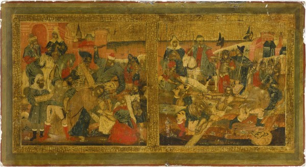 Picture IKONEN-FRAGMENT MIT DER KREUZTRAGUNG CHRISTI