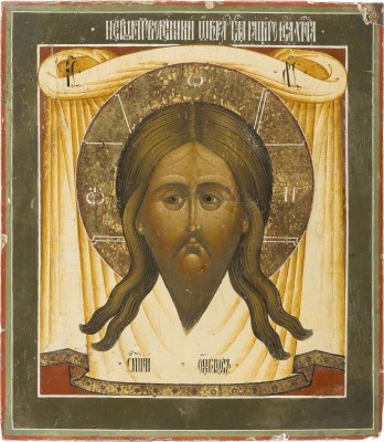 Bild GROSSE IKONE MIT DEM MANDYLION (CHRISTUS MIT DEM NASSEN BART)