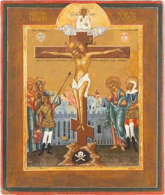 Picture KLEINE IKONE MIT DER KREUZIGUNG CHRISTI