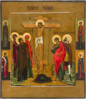 Picture IKONE MIT DER KREUZIGUNG CHRISTI