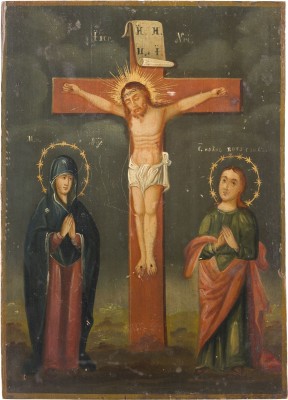 Picture KLEINE IKONE MIT DER KREUZIGUNG CHRISTI