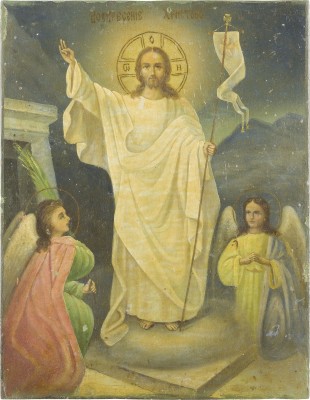 Bild IKONE MIT DER AUFERSTEHUNG CHRISTI