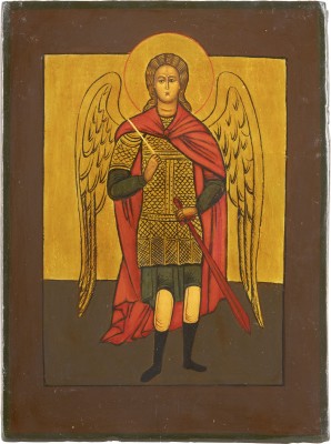 Auction 142<br>IKONE MIT DEM ERZENGEL MICHAEL
