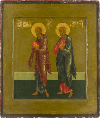 Picture IKONE MIT DEN APOSTELN PAULUS UND JOHANNES