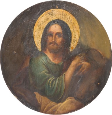 Auktion 142<br>IKONE MIT DEM EVANGELISTEN LUKAS