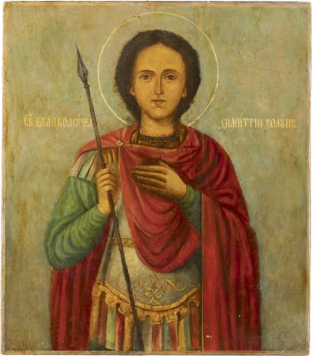 Bild IKONE MIT DEM HEILIGEN DEMETRIUS