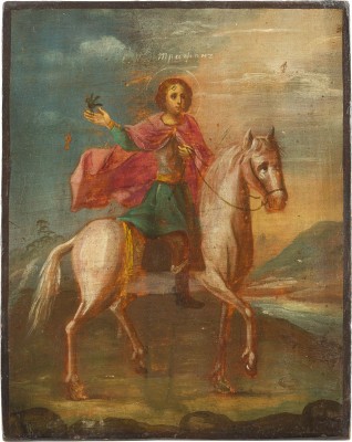 Bild KLEINE IKONE MIT DEM HEILIGEN TRIFON