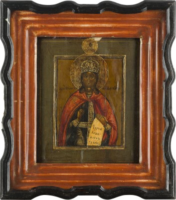 Picture IKONE MIT DER HEILIGEN BARBARA IM KIOT