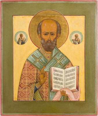 Picture IKONE MIT DEM HEILIGEN NIKOLAUS VON MYRA