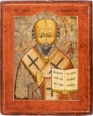 Bild IKONE MIT DEM HEILIGEN NIKOLAUS VON MYRA