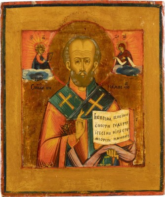 Bild IKONE MIT DEM HEILIGEN NIKOLAUS VON MYRA