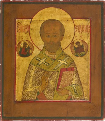 Auktion 142<br>IKONE MIT DEM HEILIGEN NIKOLAUS VON MYRA