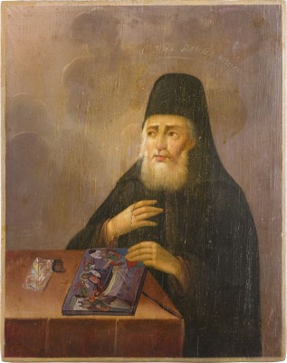 Picture SELTENE IKONE MIT DEM IKONENMALER ALIPIUS PETSCHERSKIJ