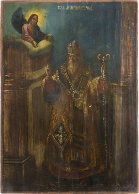 Picture GROSSFORMATIGE IKONE MIT DEM HEILIGEN LEONTIJ VON ROSTOW