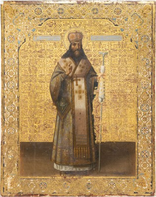 Picture GROSSE IKONE MIT DEM HEILIGEN THEODOSIUS VON TSCHERNIGOW