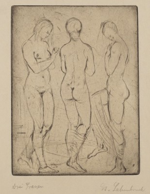 Auktion 144<br>'DREI FRAUEN, STEHEND' (1912)