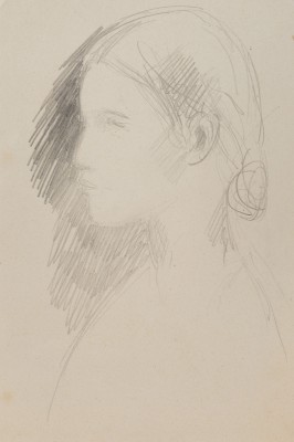 Auktion 144<br>SAMMLUNG VON 10 BLEISTIFT-SKIZZEN (DAMEN- UND KINDERPORTRAITS)