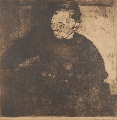 Auktion 144<br>'FRAU IN DER KÜCHE' (1915)