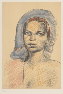 Auktion 144<br>'FEMME À LA COIFFE BLEUE' (1931)
