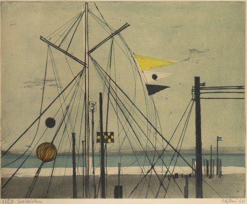 Auktion 144<br>PAAR RADIERUNGEN ('LOFOTENFLOTTE I', 1968 / 'SEEZEICHEN', 1960)