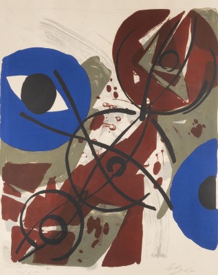 Bild 'DOMINANT BLAU' (1964)