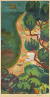 Auction 144<br>'PAESSAGIO AL MARE (RIVIERA FRANCESE)' (1966)