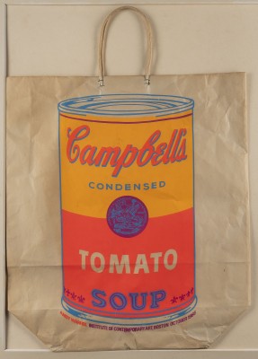 Auction 144<br>CAMPBELL'S SOUP CAN ON SHOPPING BAG (1966)
