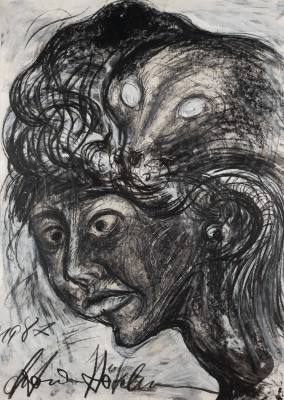 Picture 'FRAU MIT TIERSCHMUCK' (1987)