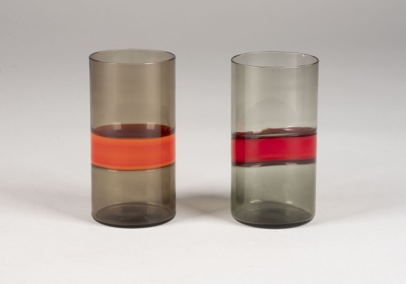 Auction 144<br>PAAR BECHER 'A FASCE ORIZZONTALE'