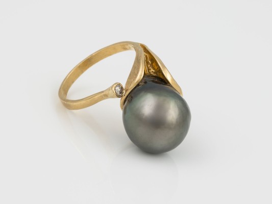 Picture RING MIT TAHITI-PERLE