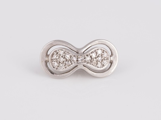 Picture PERLKETTEN-CLIP MIT DIAMANTEN
