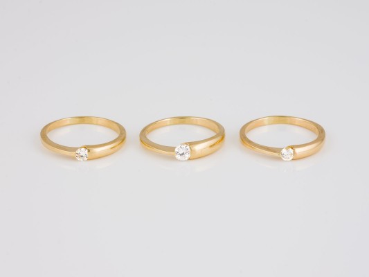 Bild DREI BRILLANT RINGE