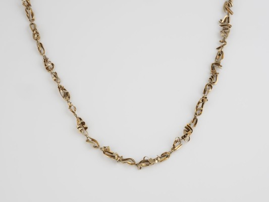 Auktion <br>SELTENES GOLD COLLIER VON THEODOR WENDE AUS DER SAMMLUNG FRITZ NIESCHER