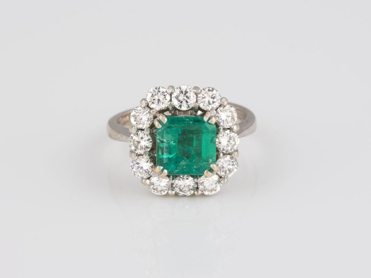 Bild SMARAGD BRILLANT RING